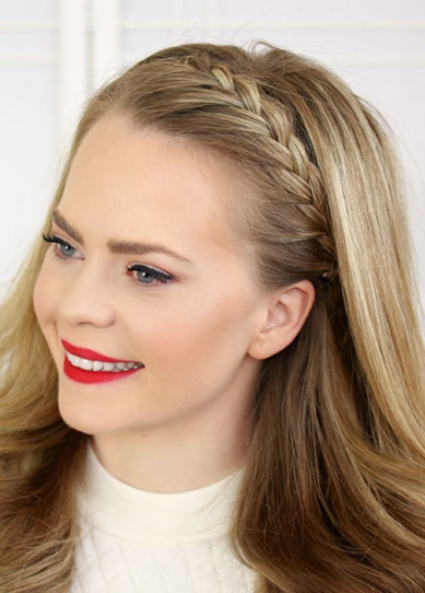 容护肤 - 甜美减龄 4款一学就会夏日刘海编发教