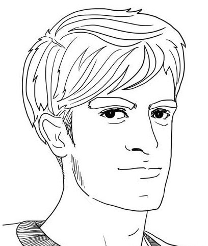 彼得罗夫教男生按脸型选最帅发型