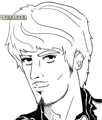 彼得罗夫教男生按脸型选最帅发型