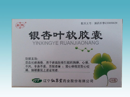 银杏叶胶囊多少钱一盒
